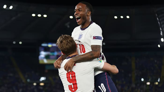 Raheem Sterling and Harry Kane have led England to the Euro 2020 final